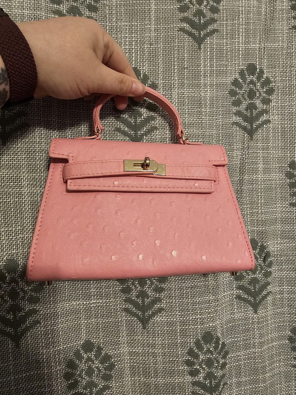 Pink Top-Handle Women's Satchel Bag